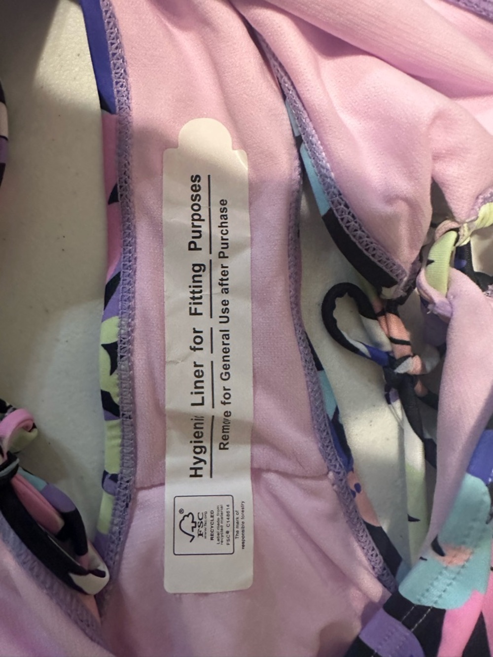 Decree Size L “Midnight Tropics” Floral Swim Bottom NWT - Picture 3 of 7